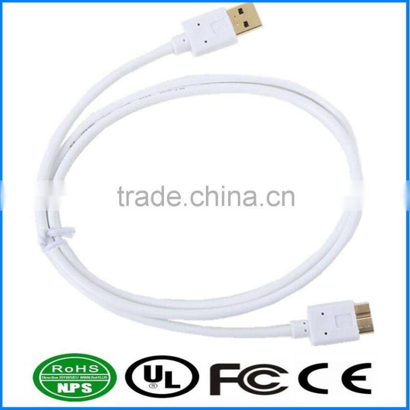 USB3.0 AM To MicroB Cable Gold Plated Connecting Cable Smart Phone Charging Cable Mobile HD Cable