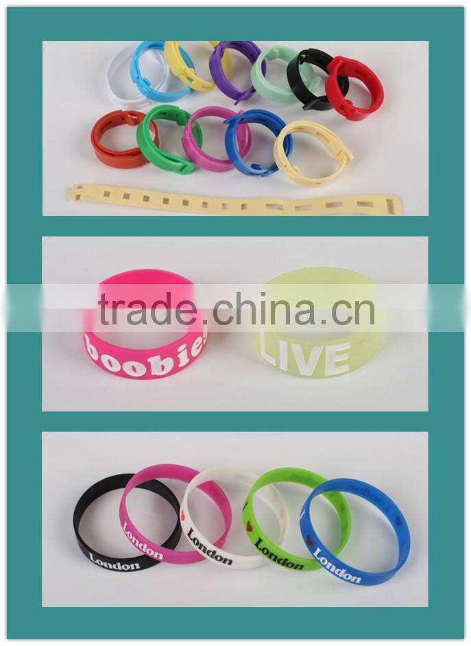 nature plant essential oil silicon mosquito repellent wristband