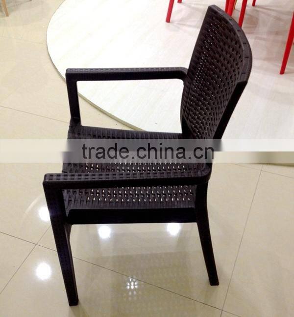 High quality armrest PP weave outdoor chair ,HYH-307
