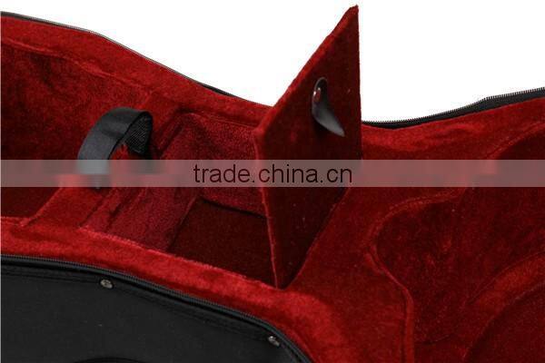 Black Color Foam Cello Hard Case With Wheel