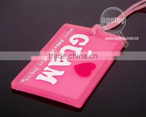 Rubber PVC Plastic Luggage Tags
