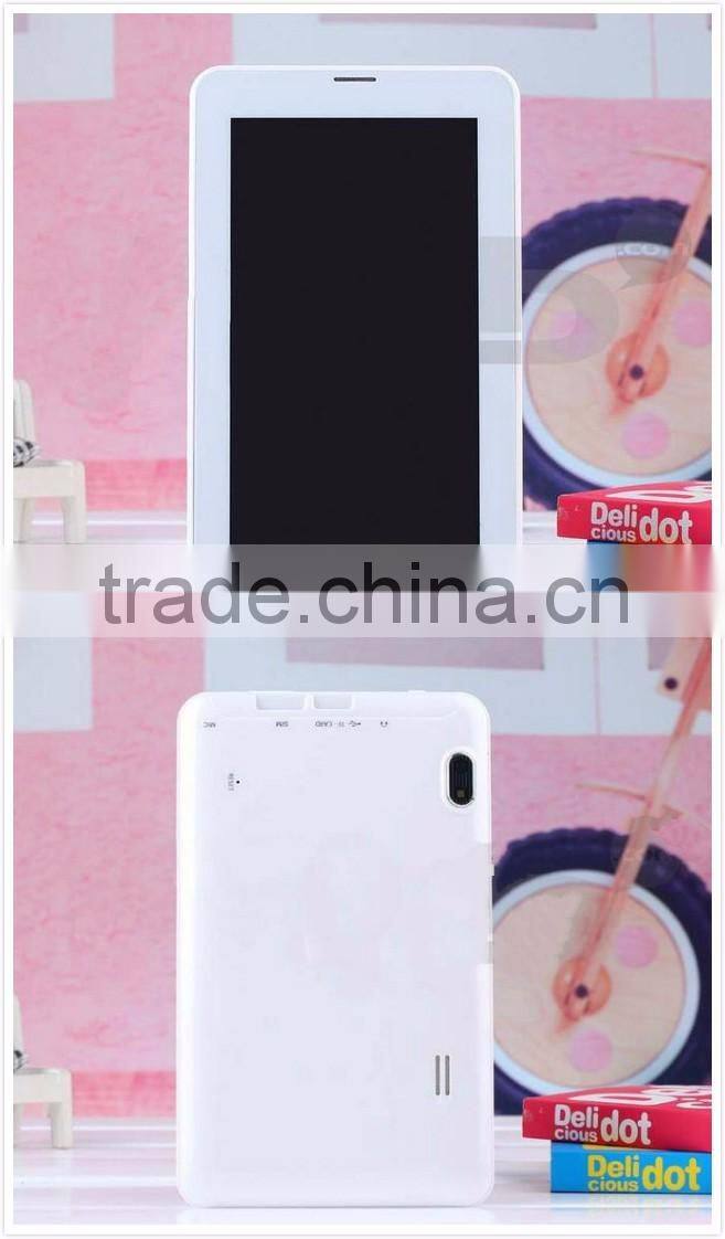 Hot Sale 7 inch Android 4.4 Allwinner A33 Quad Core 512MB+4GB Wifi Two Camera 2G Calling Phone Tablet PC