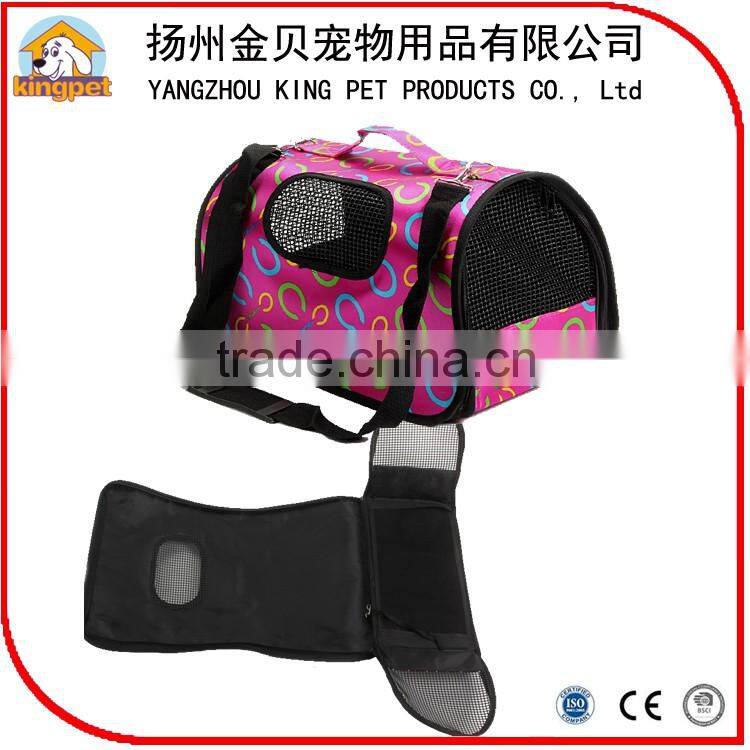 China factory wholesale portable customized dog carrier pet travel bag