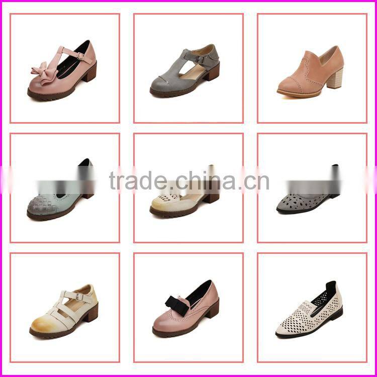 GD fashion retro pointed toe soft leather flat shoes for women
