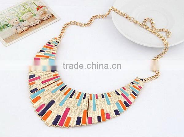 Silver Hollow Tree Leaf Choker Necklaces