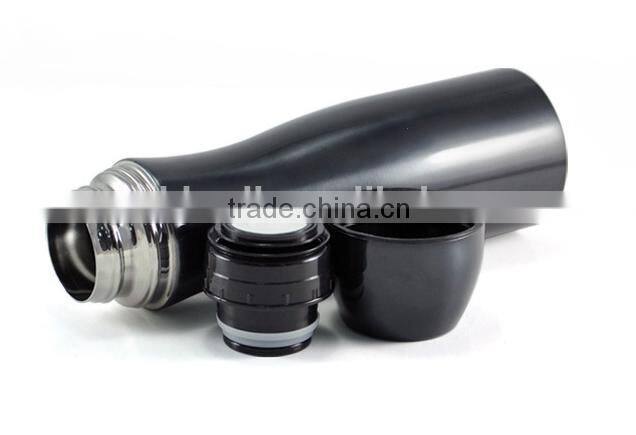 Bowling shaped sport stainless steel vacuum travel water bottle