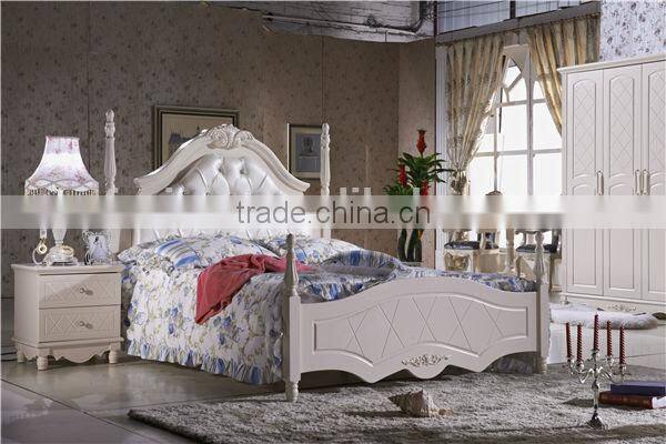 french style bedroom set furniture /french children studyroom single bed design H202