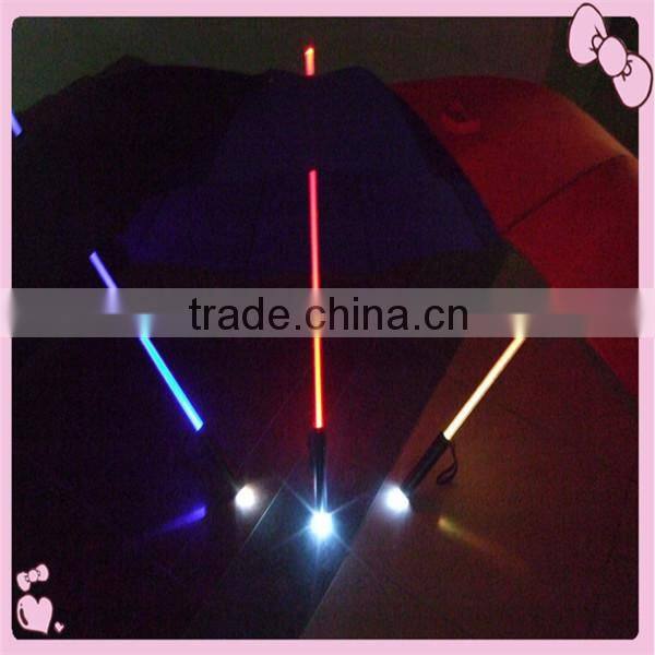 Wholesale automatic open and luminous LED umbrella head knocked cloth