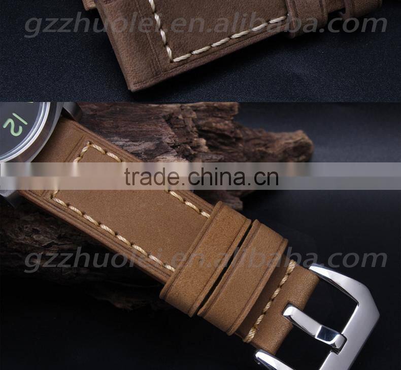 newest bracelet cool handmade leather watch band fashion belt 20|22|24|26mm Wholesale 3PCS
