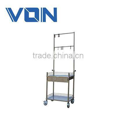 FC-45-1Stainless steel case history folder trolley