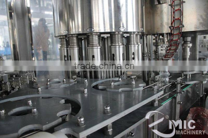 MIC-12-12-1 Top quality professional factory produce glass bottle twist off Cap juice bottle packing machine with CE