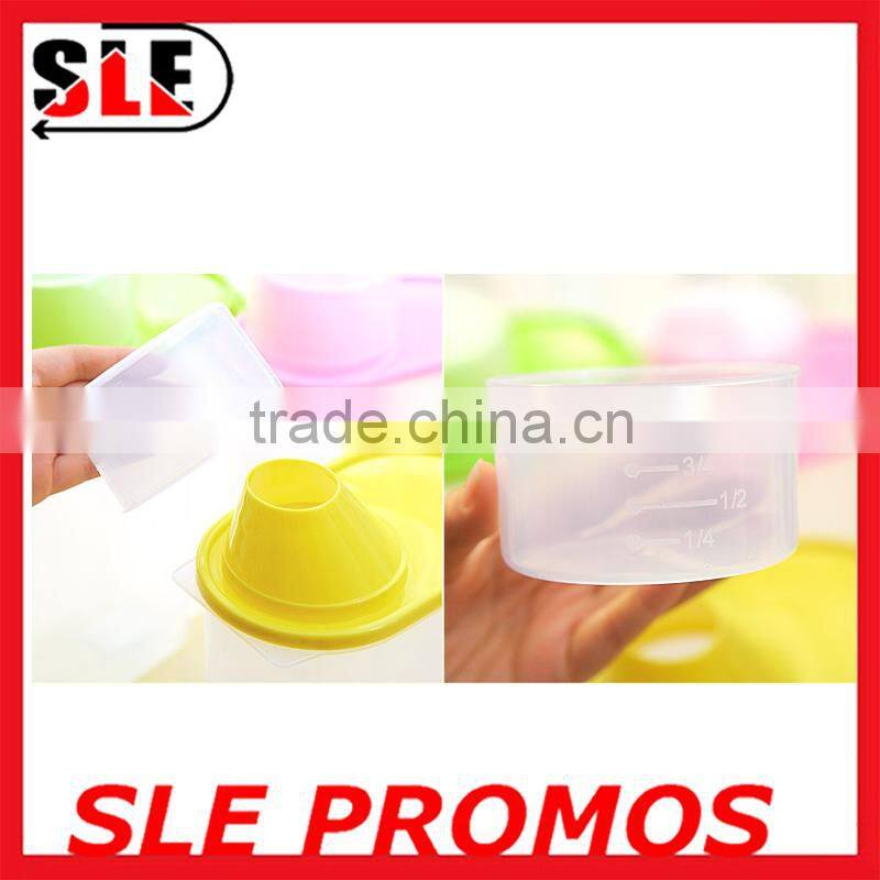 Stocked Wholesale Plastic Food Container,Hot Sale Top Quality Promotional Food Jar,Airtight Rice Storage With Measurement Cup