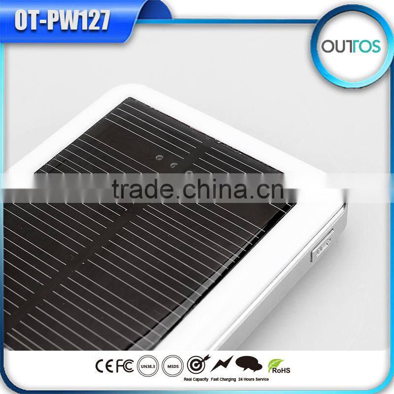 Hot Selling Product Power Bank Universal Rohs Battery Solar Charger with Dual USB