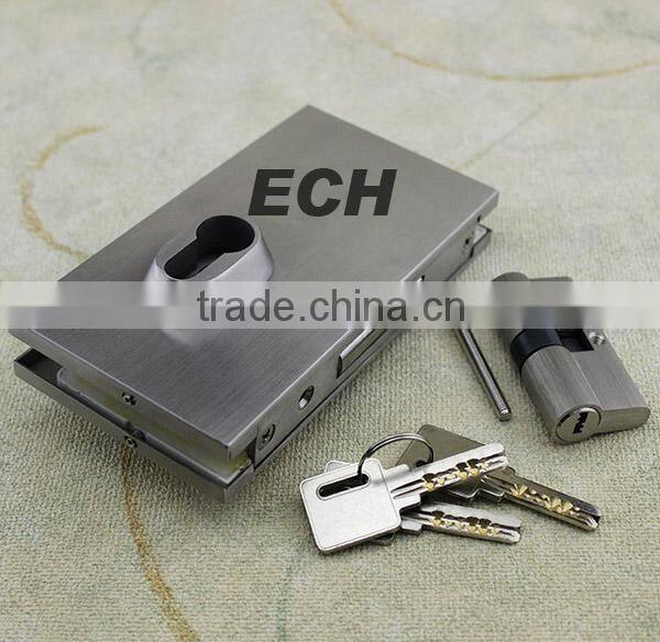high class good quality stainless steel glass cabinet key lock