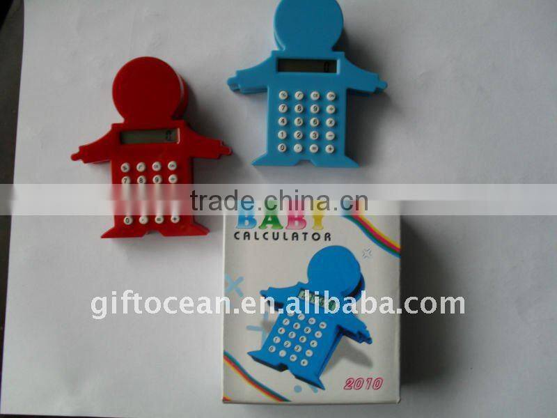 roll-out card holder & pen & calcultor