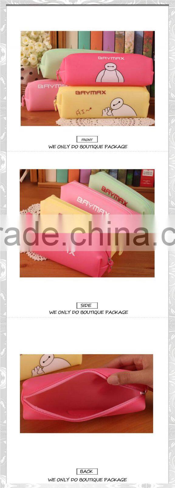2015 baymax kids pencil box cases