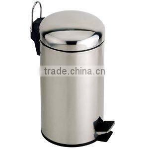 Colourful stainless steel garbage bin
