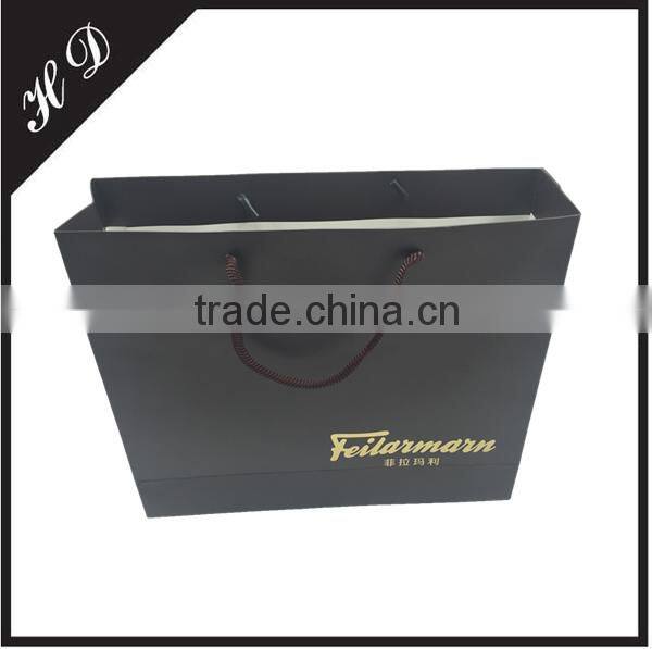 High Quality Brown Paper Scarf Gift Packing Box With Handle