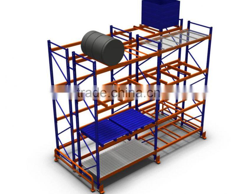 Heavy Duty scale palleting rack type racking systems