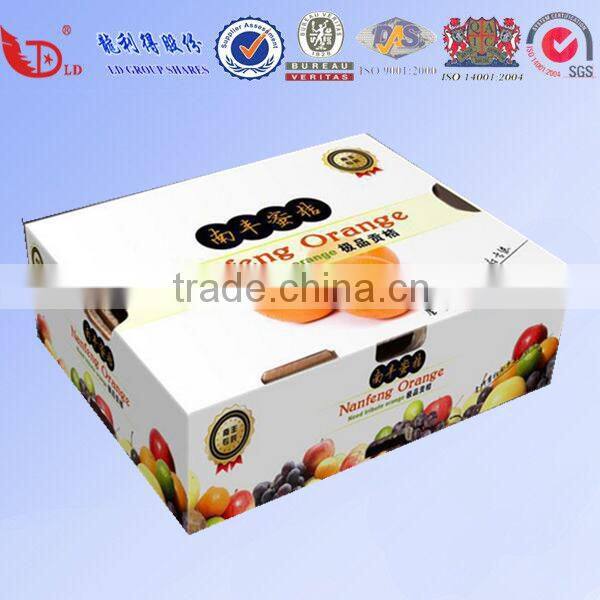 Volume large,profit small corrugated carton box for fruit and vegetable