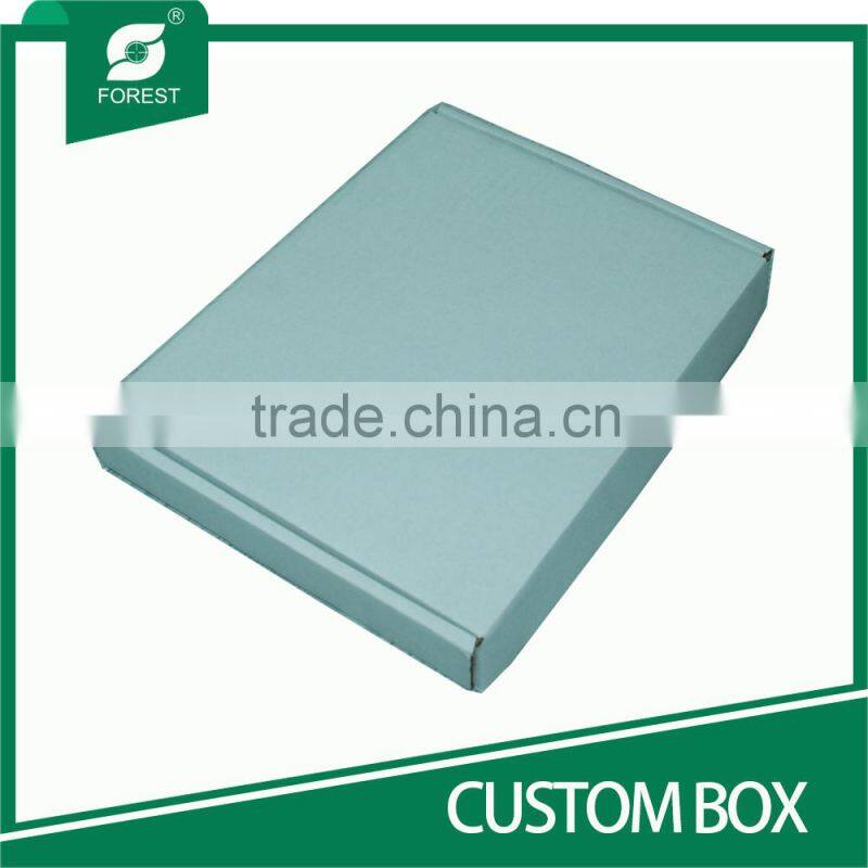 SINGLE WALL FOLDING WHITE CUSTOM PAPER BOX WITH OEM PRINTING