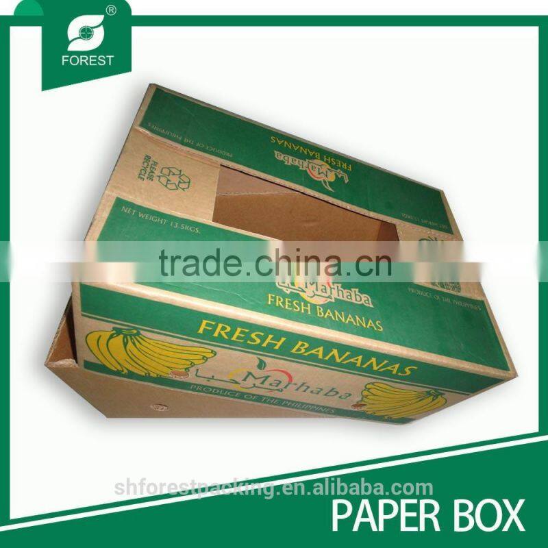 HOT SELL BANANA PACKING BOXES TOP AND BOTTOM
