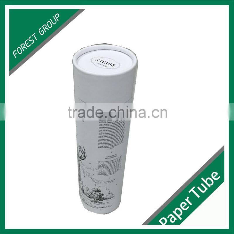 CYLINDER CARDBOARD PAPER TUBE WITH CAP
