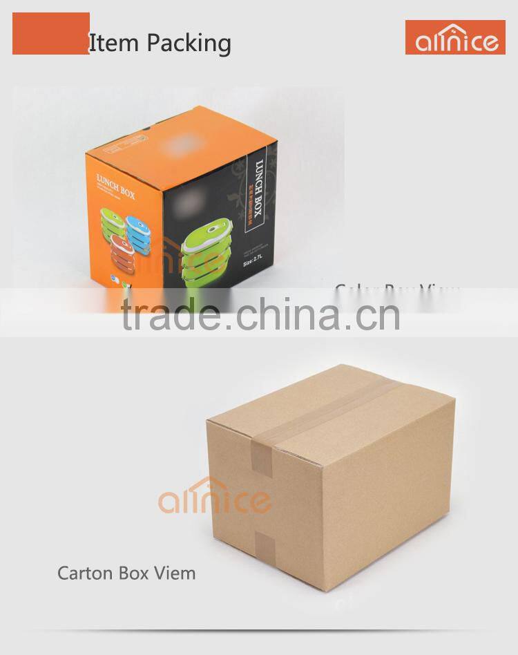 Wholesale bento lunch box witn 1-2-3 layer keep food warmer up to 6 hours
