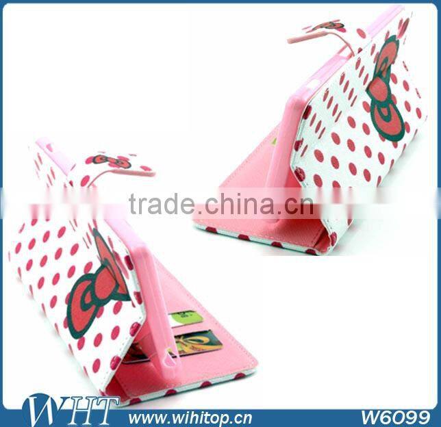 Butterfly Leather Case for Sony Xperia Z3, Leather+ TPU Cover for Sony Xperia Z3