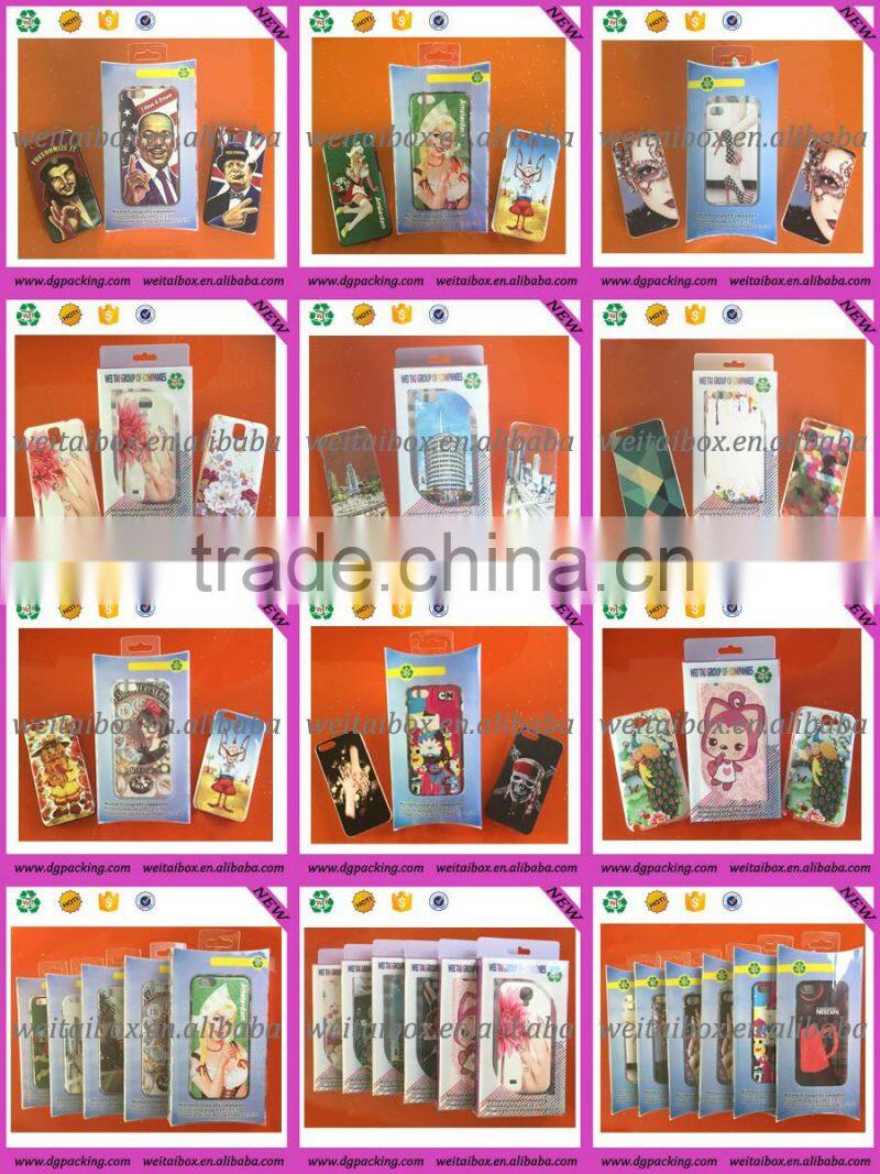 Mobile Phone Case Package PVC Transparent Plastic Packaging Box for iPhone 6 Plus