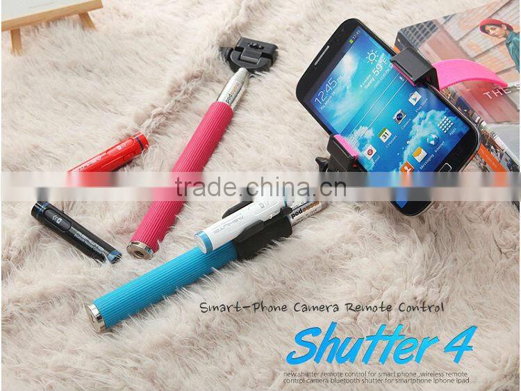 New Arrival Genuine Pen Shape Bluetooth Shutter Remote AB Shutter4 for Selfie