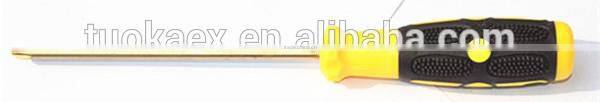 Screwdrivers non sparking Al-br screwdrivers