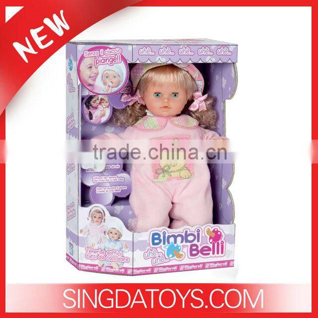 HOT SELLING ! 2014 New Design B079 B/O Baby Fashion Doll
