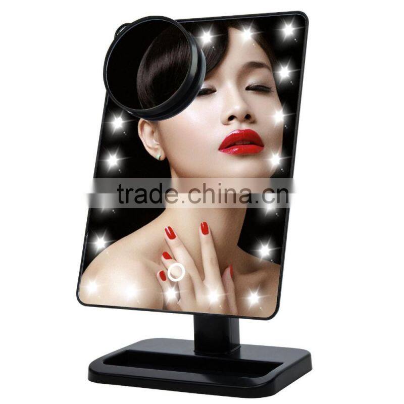 Vanity Mirror with LED Bulbs make up mirror for beauty
