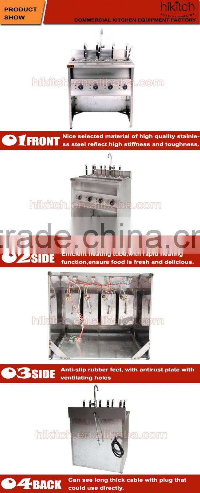 Professional pasta cooker with 8 baskets/commercial pasta cooker/electric noodle cooker