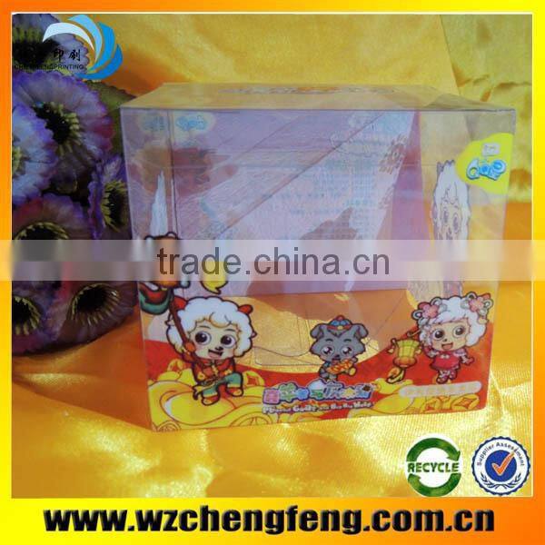 Plastic PVC folding Box with hanger and printing