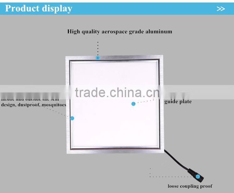 China Factory 300*600*12mm 24w Emergency led panel light