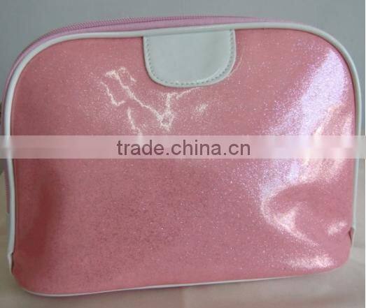 PU bling cosmetic bag made in china