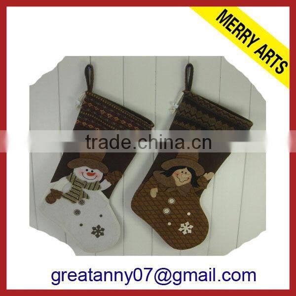 wall sticker santa stocking for christmas christmas decoration stocking wholesale