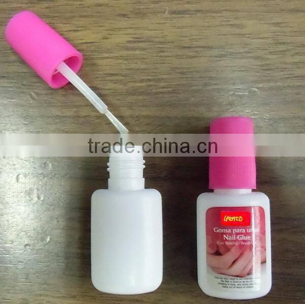 False nail Glue in bottles with brush on