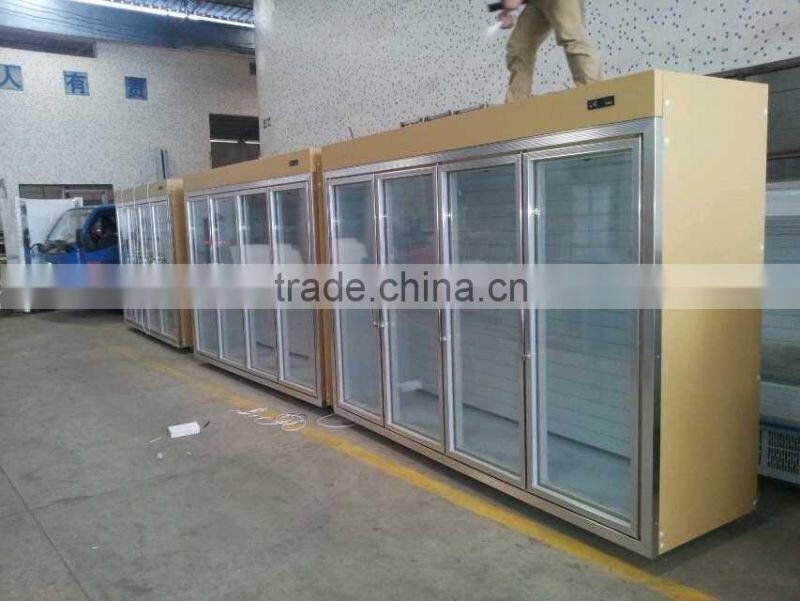 upright display freezer 4 door large display area