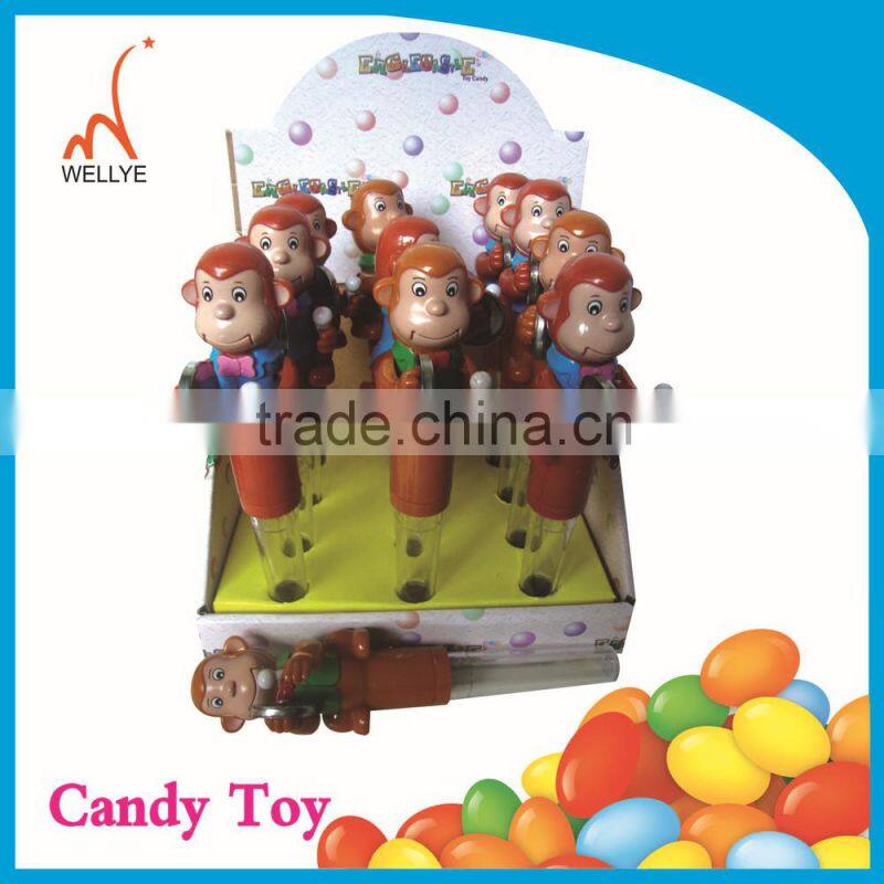 Small wind up car candy toy for promotion toy