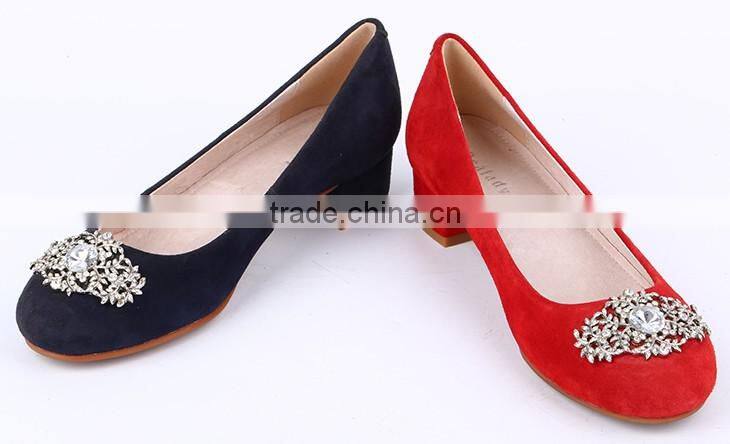 Wholesale China 2016 soft rubber sole flossy china cheap flat ballerinas ladies shoes