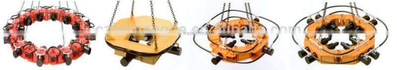 most advanced adjustable chain hydraulic round pile breaker SP606 with hydraulic cylinder