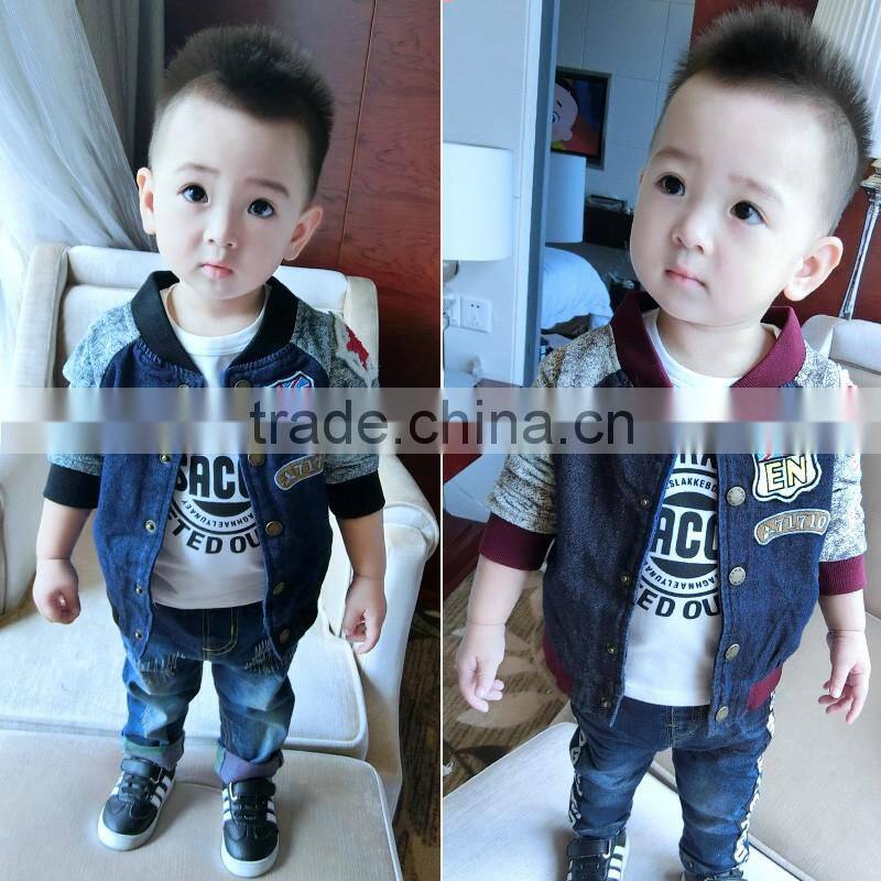 Casual Wear Kid Boy Clothes Frock Designs Children's Coat For Wholesale