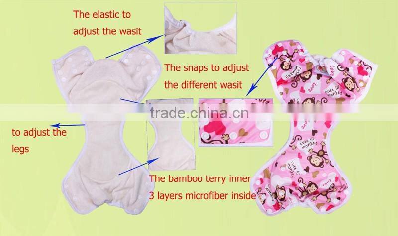 Happy Flute baby training pants OEM training panties pul fabric waterproof nappies ai1 wholesale cloth diaper