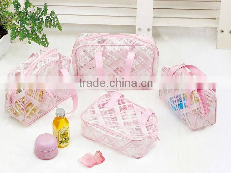 wholesale high grade cosmetic makeup pouch bag,makeup bag with compartment ,promotion item 6825