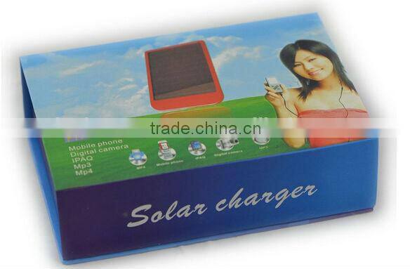 Mini solar panel portable charge 2600 mAH for mobile phone