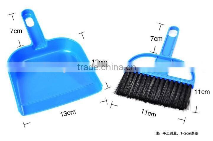 modle3880 R shape mini desktop cleaning brush,computer keyboard brush broom and dustpan clean brush kit