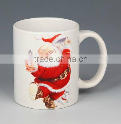 11 oz christmas ceramic mug with personalized design